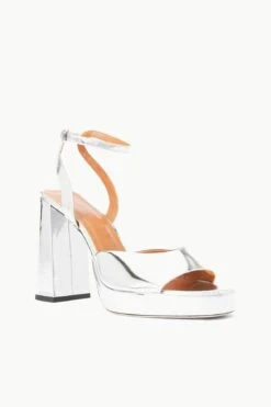 SOLANGE PLATFORM | CHROME -Fashion Shop STAUD SOLANGE PLATFORM CHROME FALL 23 ECOM 2
