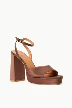 SOLANGE PLATFORM | CLOVE SATIN -Fashion Shop STAUD SOLANGE PLATFORM CLOVE SUPF 23 ECOM 2
