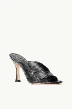 SYLVIA MULE | BLACK CROC EMBOSSED 8 SYLVIA MULE | BLACK CROC EMBOSSED -Fashion Shop STAUD SYLVIA MULE BLACK SUPF 23 ECOM 2