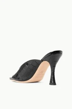 SYLVIA MULE | BLACK CROC EMBOSSED 9 SYLVIA MULE | BLACK CROC EMBOSSED -Fashion Shop STAUD SYLVIA MULE BLACK SUPF 23 ECOM 3