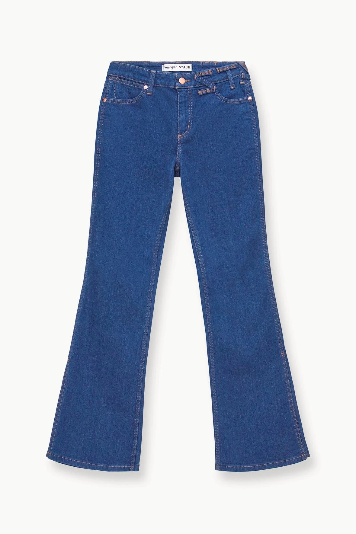 STAUD + WRANGLER THE BIKINI JEAN | DARK RINSE 8 STAUD + WRANGLER THE BIKINI JEAN | DARK RINSE - Image 8