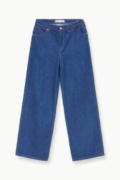 STAUD + WRANGLER THE LOOSE JEAN | DARK RINSE -Fashion Shop STAUD THELOOSE32 DENIM DARKRINSE WRANGLER 23 ECOM 1