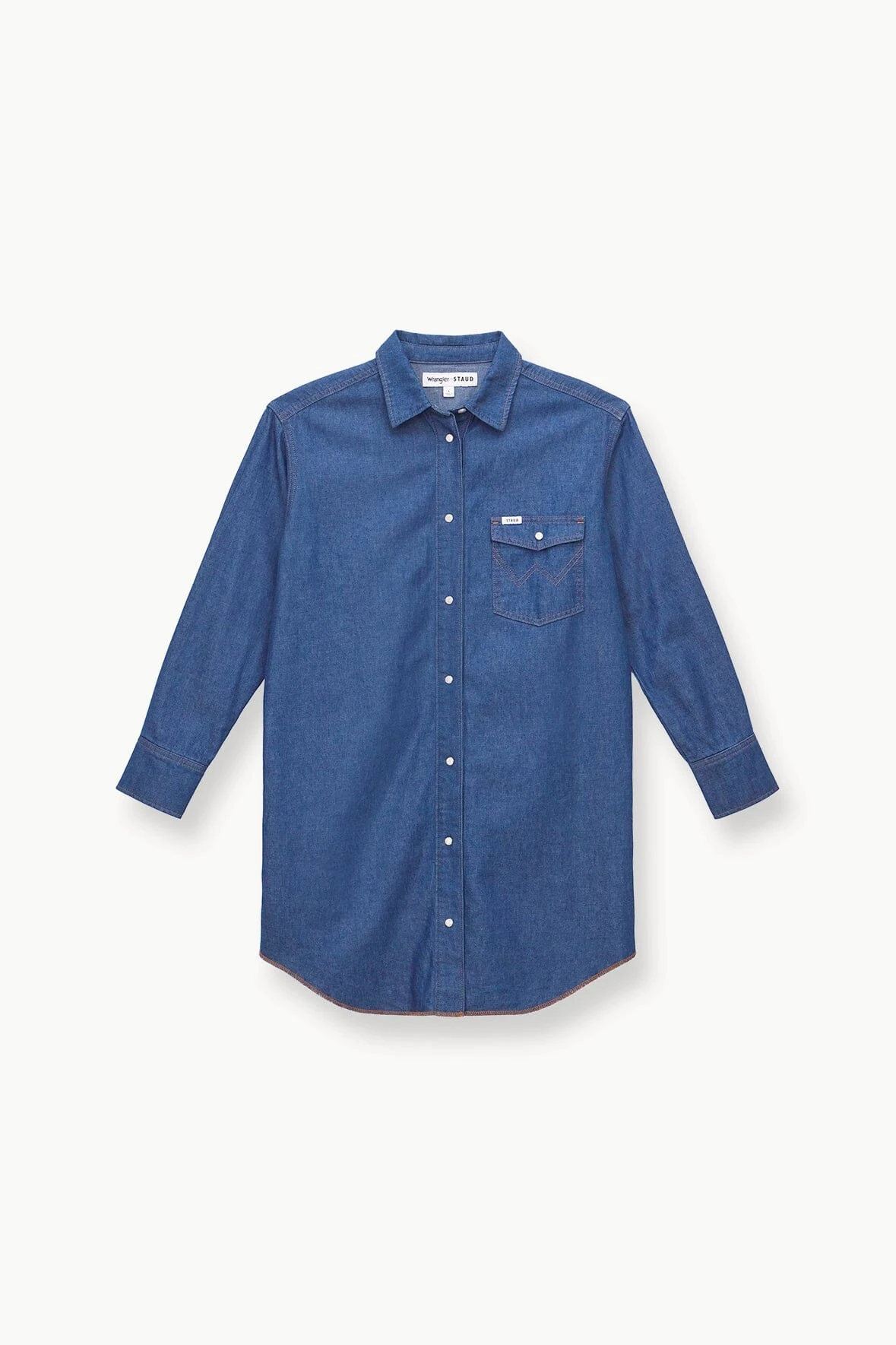 STAUD + WRANGLER THE OVERSIZED WESTERN | DARK RINSE 8 STAUD + WRANGLER THE OVERSIZED WESTERN | DARK RINSE - Image 8