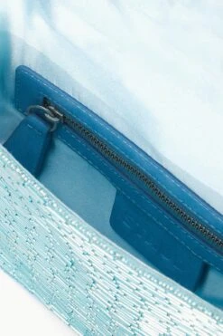 TOMMY BEADED BAG | FRENCH BLUE 13 TOMMY BEADED BAG | FRENCH BLUE -Fashion Shop STAUD TOMMYBEADED BAG FRENCHBLUE FALL 23 ECOM 3