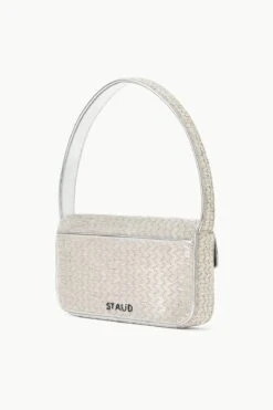 TOMMY BEADED BAG | SILVER -Fashion Shop STAUD TOMMYBEADED BAG SILVER FALL 23 ECOM 2
