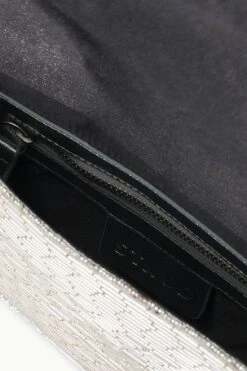 TOMMY BEADED BAG | SILVER -Fashion Shop STAUD TOMMYBEADED BAG SILVER FALL 23 ECOM 3