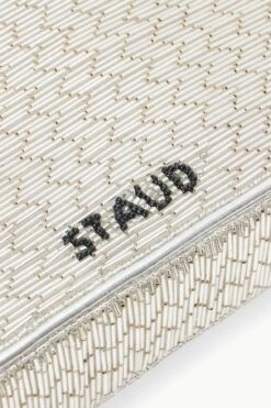 TOMMY BEADED BAG | SILVER -Fashion Shop STAUD TOMMYBEADED BAG SILVER FALL 23 ECOM 4