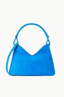 VALERIE SHOULDER BAG | DIRECTOR BLUE SUEDE