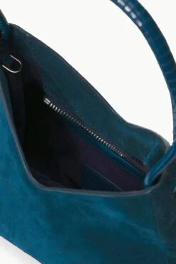 VALERIE SHOULDER BAG | INK BLUE SUEDE -Fashion Shop STAUD VALERIE SHOULDERBAG INKBLUESEUDE SUPF 23 ECOM 3