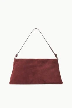 VIVI SHOULDER BAG | MAHOGANY SUEDE