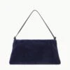 VIVI SHOULDER BAG | NAVY FAUX FUR