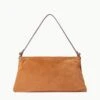 VIVI SHOULDER BAG | TAN SUEDE
