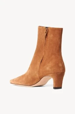 WALLY ANKLE BOOT | TAN SUEDE -Fashion Shop STAUD WALLY ANKLE BOOT TANSUEDE FALL 22 ECOM 3