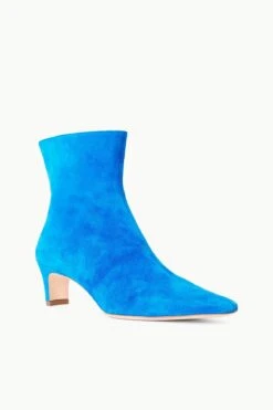 WALLY ANKLE BOOT | DIRECTOR BLUE SUEDE -Fashion Shop STAUD WALLYANKLE BOOT DIRECTORBLUE FALL 23 ECOM 2