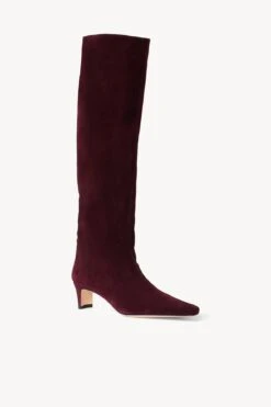 WALLY BOOT | PLUM SUEDE -Fashion Shop STAUD WALLY BOOT PLUM FALL 22 ECOM 2 0956d932 e99f 45a7 b11e 5d74e150de82