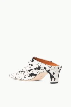 WALLY MULE | BLACK & WHITE HAIRCALF 7 WALLY MULE | BLACK & WHITE HAIRCALF -Fashion Shop STAUD WALLY MULE BLACKWHITEHAIRCALF FALL 23 ECOM 3