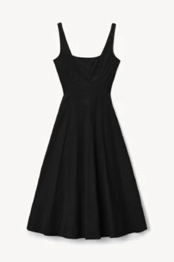 WELLS DRESS | BLACK 10 WELLS DRESS | BLACK -Fashion Shop STAUD WELLS DRESS BLACK FALL 22 ECOM 1