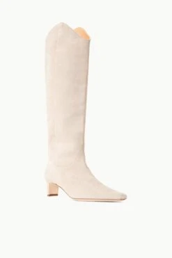 WESTERN WALLY BOOT | MINK SUEDE 10 WESTERN WALLY BOOT | MINK SUEDE -Fashion Shop STAUD WESTERNWALLY BOOT MINK FALL 23 ECOM 2
