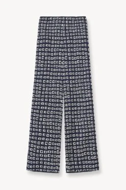 ZACH PANT | NAVY GEOSCAPE 8 ZACH PANT | NAVY GEOSCAPE -Fashion Shop STAUD ZACH PANT NAVY GEOSCAPE FALL 23 ECOM 1