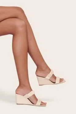 FRANKIE WEDGE | CREAM -Fashion Shop Shoes 01412 web
