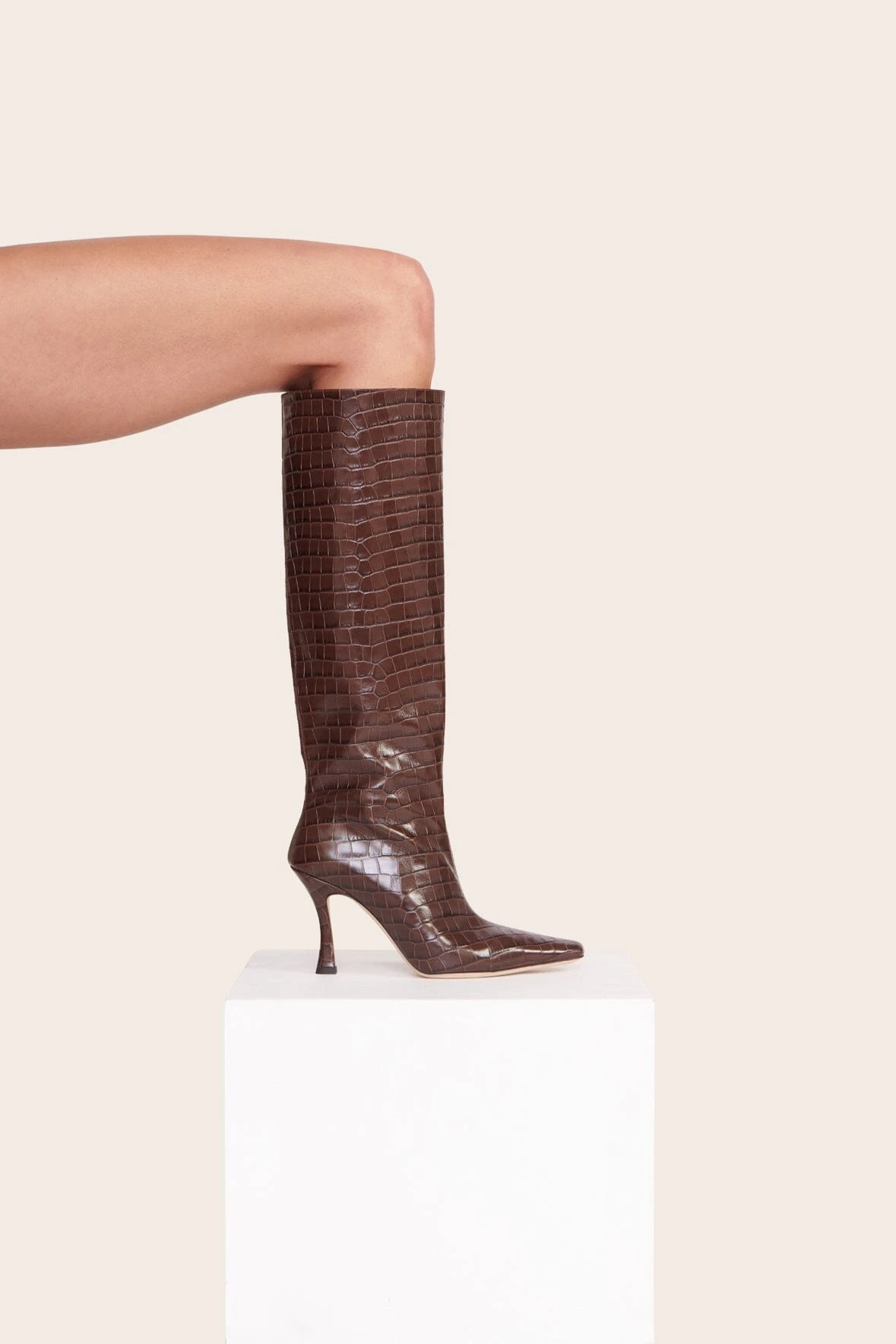 CAMI BOOT | ESPRESSO CROC EMBOSSED 4 CAMI BOOT | ESPRESSO CROC EMBOSSED - Image 4