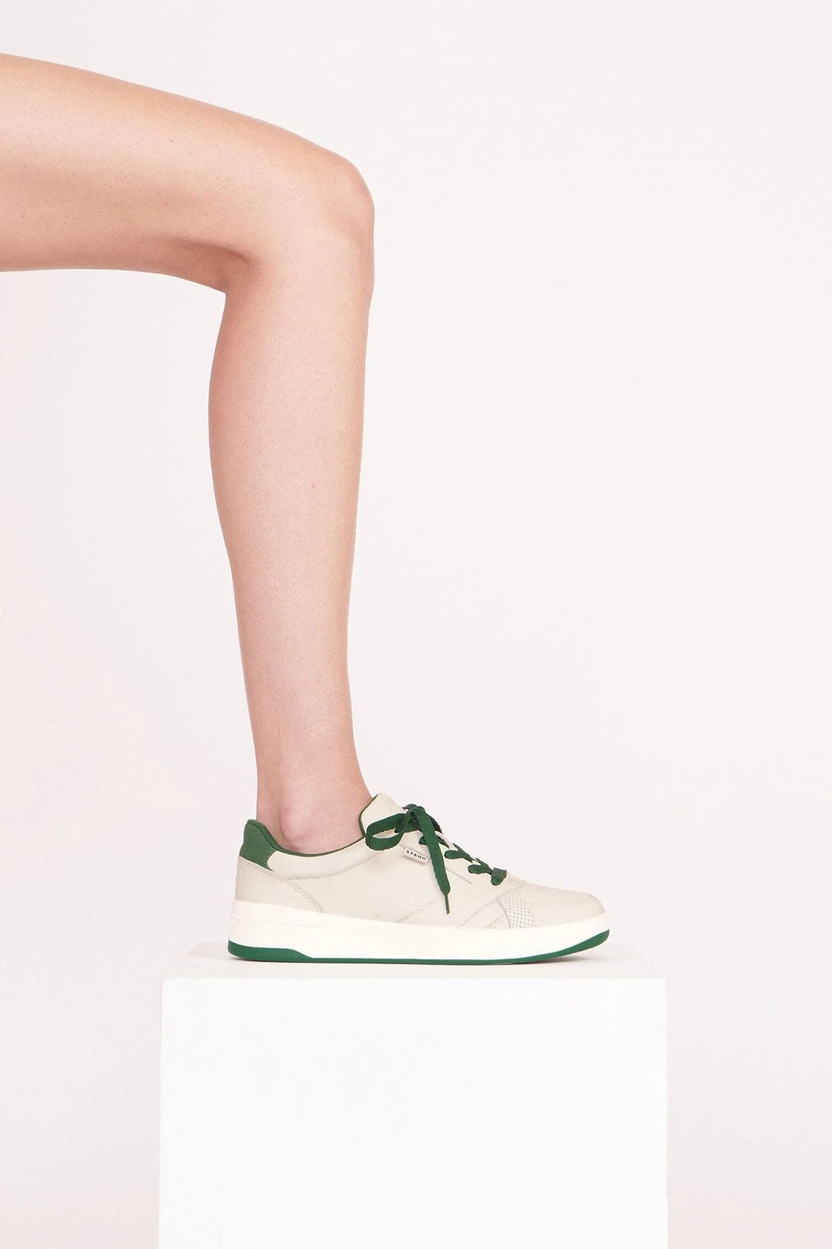 STAUD + KEDS THE COURT SNEAKER | CREAM GREEN 5 STAUD + KEDS THE COURT SNEAKER | CREAM GREEN - Image 5