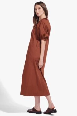 VINCENT DRESS | TAN -Fashion Shop Vincent Dress Tan 00781 web