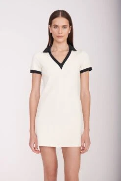 VOLLEY DRESS | IVORY BLACK 9 VOLLEY DRESS | IVORY BLACK -Fashion Shop Volley Dress Ivory Black 028 01489 web