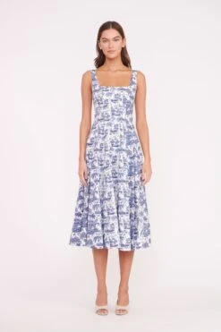 WELLS DRESS | BLUE TOILE
