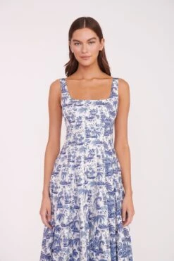 WELLS DRESS | BLUE TOILE 11 WELLS DRESS | BLUE TOILE -Fashion Shop WELLS DRESS TOILE RESHOOT 01674 web