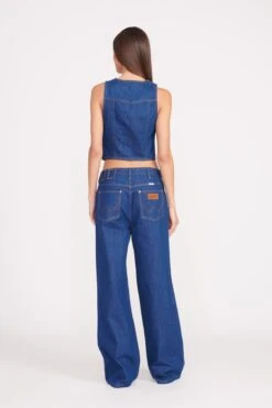 STAUD + WRANGLER THE LOOSE JEAN | DARK RINSE -Fashion Shop Wrangler 0606 web