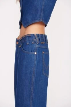 STAUD + WRANGLER THE LOOSE JEAN | DARK RINSE -Fashion Shop Wrangler 0616 web