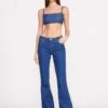 STAUD + WRANGLER THE BIKINI JEAN | DARK RINSE