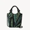 ZOE BEADED BAG | GREEN PALM