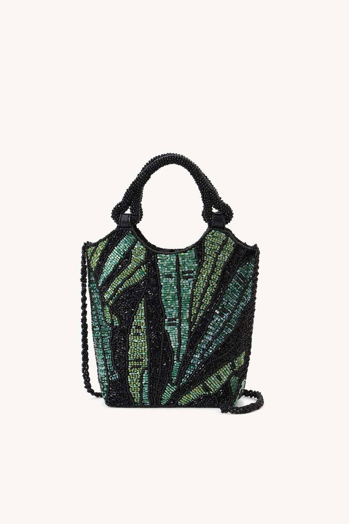 ZOE BEADED BAG | GREEN PALM 1 ZOE BEADED BAG | GREEN PALM