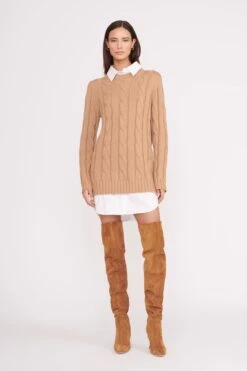 CAMI OVER THE KNEE BOOT | TAN SUEDE -Fashion Shop aldrin dress camel white 2 308bcb9d 36d2 45b3 a66b 948b1ce514c1