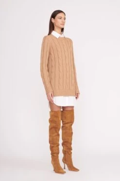 CAMI OVER THE KNEE BOOT | TAN SUEDE -Fashion Shop aldrin dress camel white 5 9303dbfd 4646 4f17 b28c 8d7962389ca5