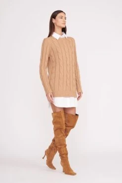 ALDRIN DRESS | CAMEL WHITE -Fashion Shop aldrin dress camel white 6 8b8e2548 1c19 4667 888f 4399f3fb3add