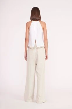 LUISA PANT | OAT MILK -Fashion Shop alondra top white 05708 web 1