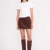 ANNETTE SKIRT | MAHOGANY