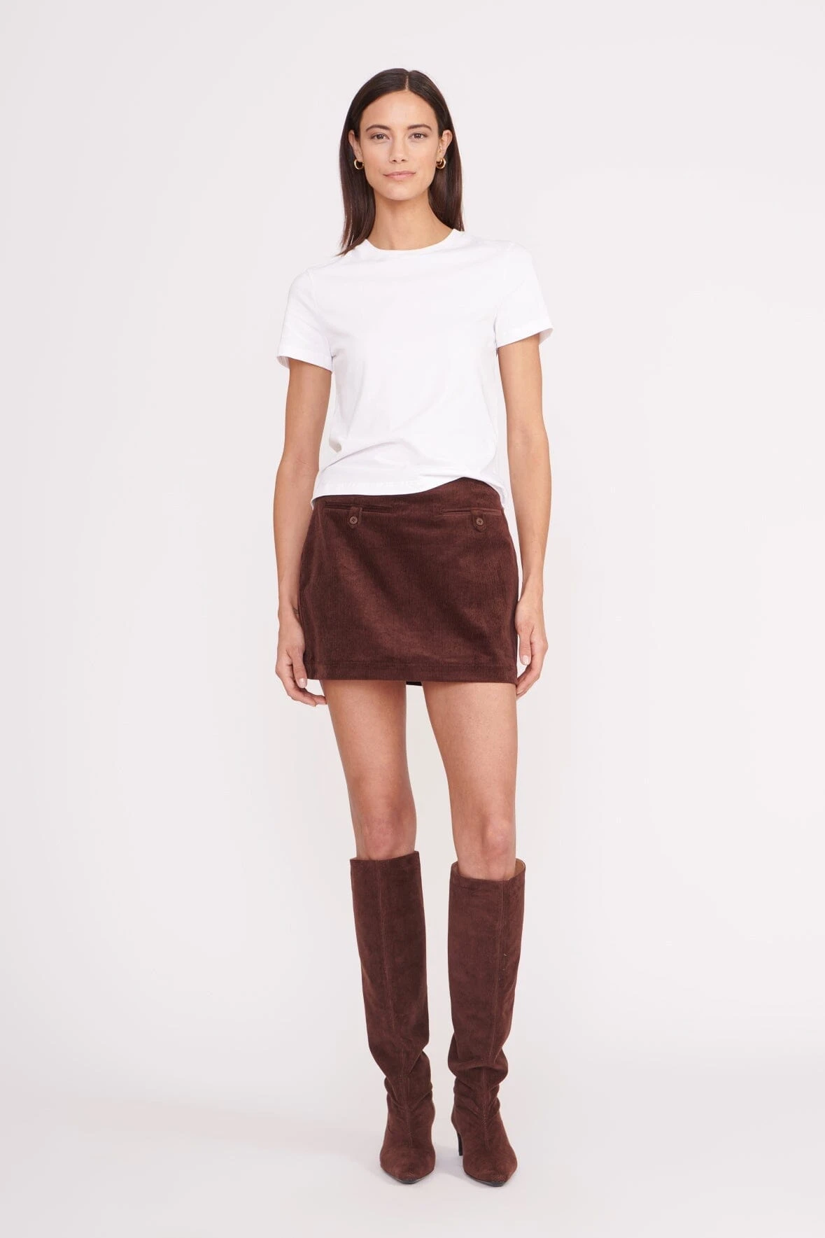 ANNETTE SKIRT | MAHOGANY 1 ANNETTE SKIRT | MAHOGANY