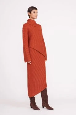 CANTILEVER SKIRT | CINNAMON -Fashion Shop cantilever skirt cinnamon 3 ee35b999 57b1 49d5 a0d4 087076acda3e