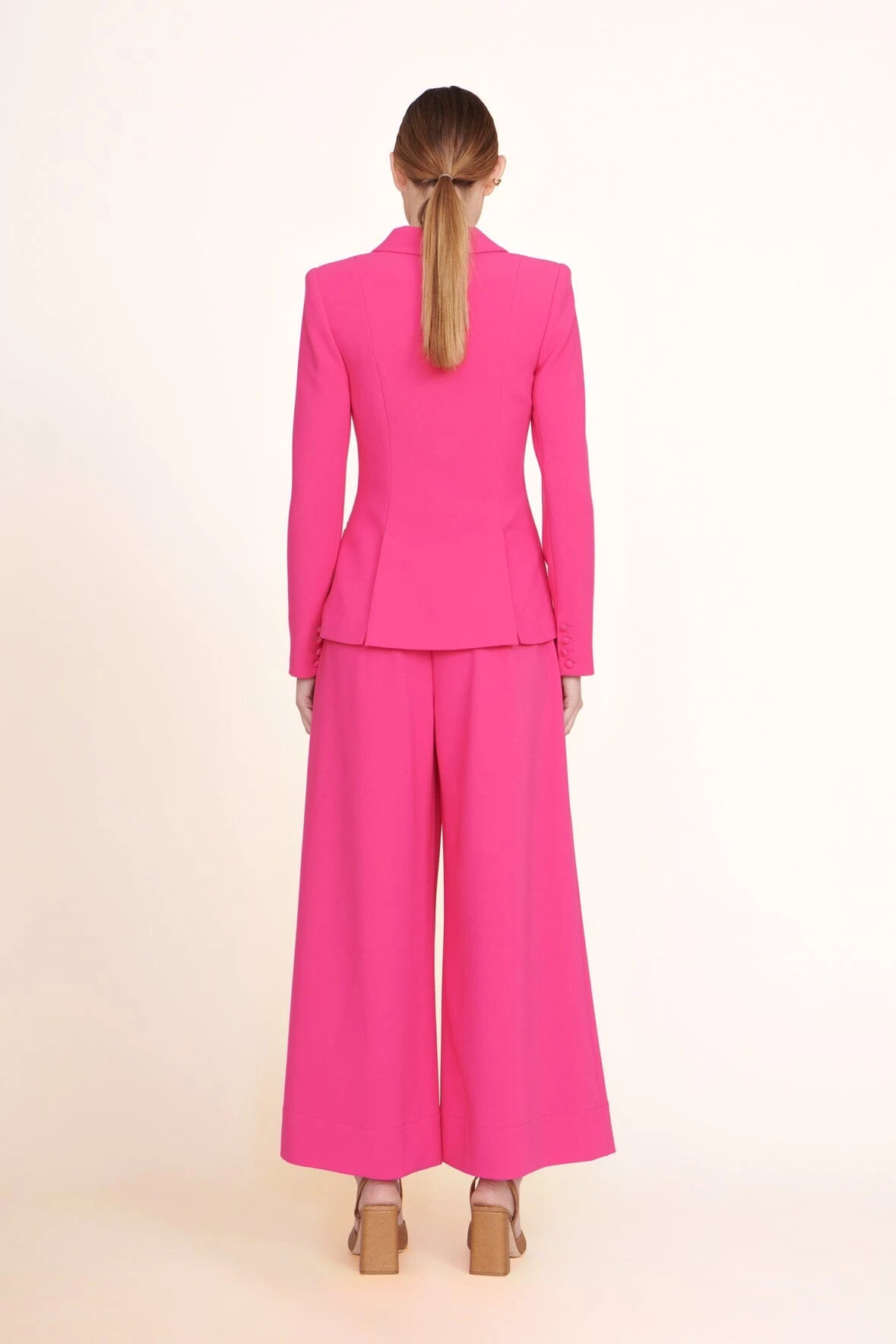 CROPPED CALEB PANT | MAGENTA 3 CROPPED CALEB PANT | MAGENTA - Image 3