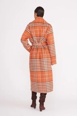 CARVER COAT | PERSIMMON MEGA PLAID -Fashion Shop carver coat persimmon mega plaid 3 59553ed8 01aa 4e19 a2bf b6d6b53c3b28
