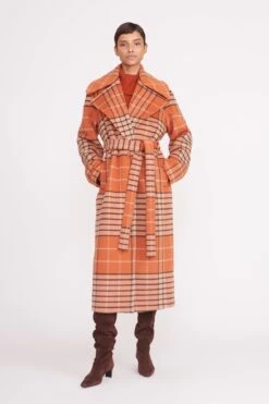 CARVER COAT | PERSIMMON MEGA PLAID -Fashion Shop carver coat persimmon mega plaid 4 c35e8087 14f6 4671 98cf fba10d06489a