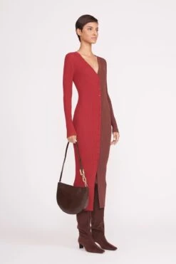 COLT SHOULDER BAG | ESPRESSO CROC EMBOSSED -Fashion Shop colt shoulder bag mahogany croc embossed 5 245b4ce4 5fe7 43db 8fe8 2c4fdcb2b138