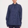 COLTON SHIRT | NAVY PINSTRIPE