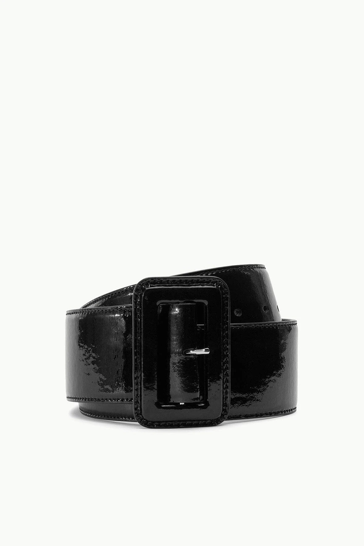 WIDE WAIST BELT | BLACK PATENT 1 WIDE WAIST BELT | BLACK PATENT