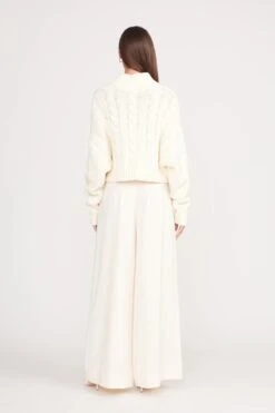 CROPPED HAMPTON SWEATER | IVORY -Fashion Shop cropped hampton sweater ivory 3 c2d5f48f 3adb 44a5 9854 77cd882add19