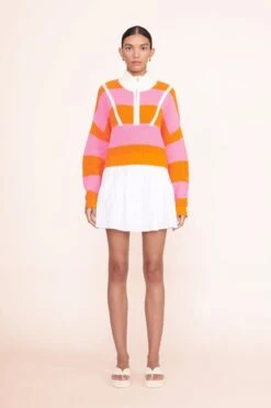 DAHLIA PLATFORM | CREAM 14 DAHLIA PLATFORM | CREAM -Fashion Shop cropped hampton sweater pink orange mini sea skirt white 00706 web 1
